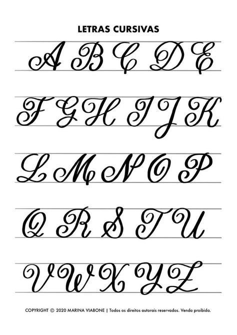 Confira Moldes Grátis De Letras Cursivas Para Imprimir EDB Title Lettering, Words In Different Languages, Cursive Writing Practice Sheets, Lettering Styles Alphabet, Hand Lettering Worksheet, Cursive Alphabet, Calligraphy For Beginners, Hand Lettering Art, Hand Lettering Alphabet