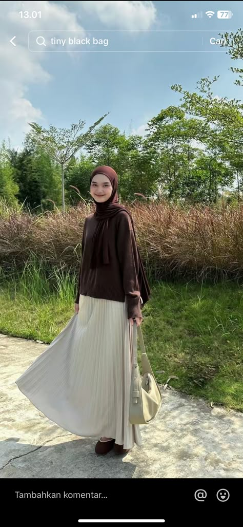 Nude Outfits Hijab, Brown Outfit Hijab, Fullbody Pose, Korean Style Hijab, Muslim Outfit, Rok Outfit, Nude Outfits, Outfits Hijab, Diy Fashion Hacks