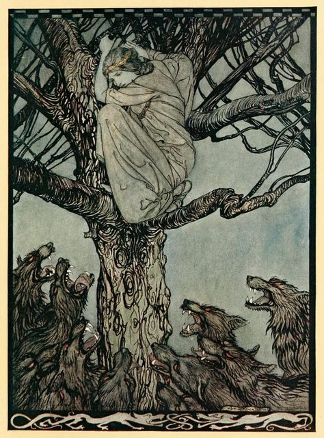 Search results for "Fairy tale illustrations color public domain" - Wikimedia Commons Harold Gaze, Warwick Goble, Snarling Wolf, Charles Robinson, Irish Fairy, Edmund Dulac, 동화 삽화, Arthur Rackham, Fairytale Illustration