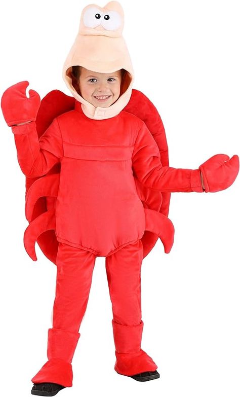 olyester Size: 2T COSTUME INCLUDES: This Disney's The Little Mermaid Sebastian Costume for toddler kids comes with a Sebastian crab jumpsuit, a shell piece, a character headpiece, leggings, and a pair of shoe covers. FROM FUN COSTUMES: Halloween costumes are the biz we're all about and we're proudly teaming up with Disney to produce outfits for the most cherished characters from Disney animation. This Toddler Disney Sebastian Costume will let your child have under the sea fun for Halloween. Disney Sebastian, Sebastian Costume, The Little Mermaid Sebastian, Sebastian Crab, Fun Costumes, Mermaid Kids, Disney With A Toddler, Disney The Little Mermaid, Disney Toddler