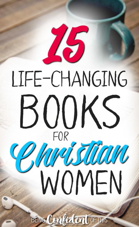 This list of best books for Christian growth includes books that have literally changed my life! Discover how these books for Christian women can jump start your faith, transform your marriage, and help you live your identity in Christ. || Being Confident of This #christianwoman #p31 #books #christianbooks #godlywoman Christian Fiction Book Recommendations, Christian Biographies, Books For Christian Women, Christian Organization, Christian Women Books, Growing In Faith, Faith Based Books, Christian Growth, Being Confident