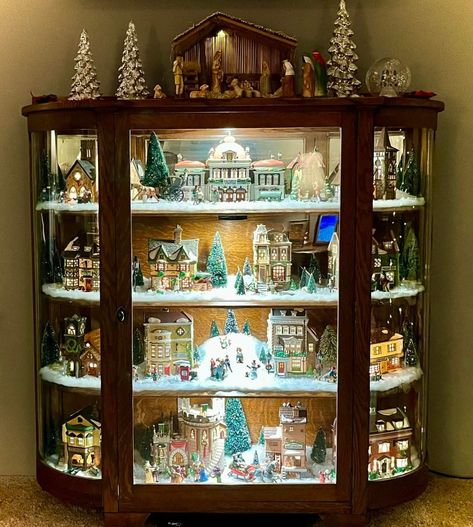 Diy Christmas Village Displays, Diy Christmas Village, Christmas Apartment, Christmas In The City, Dickens Village, Christmas Village Display, Village Display, The Nativity, Christmas Inspo