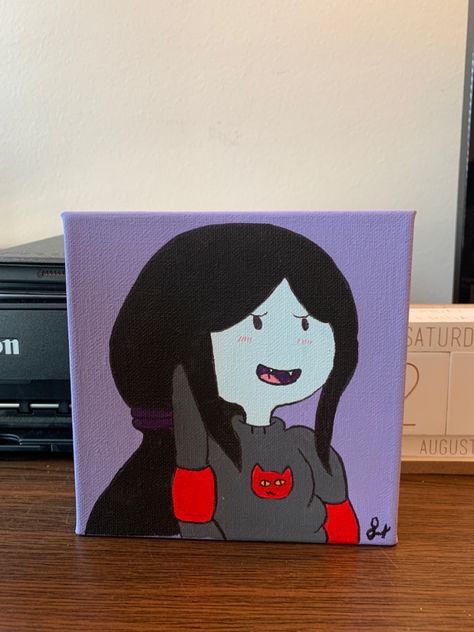 Marceline The Vampire Queen, Vampire Queen, The Vampire, Snoopy, Paintings, Queen, Fictional Characters, Art