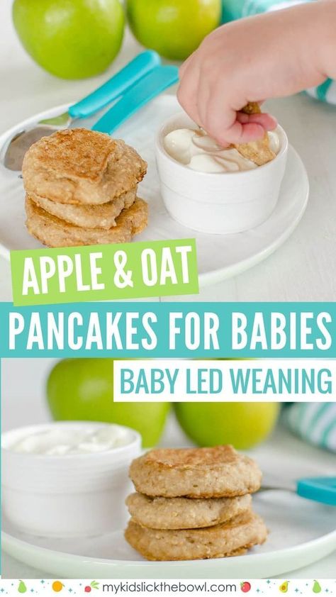 Fingerfood Baby, Food For Babies, Weaning Foods, Baby Pancakes, Baby Led Weaning Recipes, Healthy Baby Food, Baby First Foods, Weaning Recipes, Baby Finger Foods