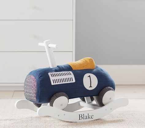 Trains Nursery, Garage Nursery, Race Car Nursery, Pottery Barn Kids Nursery, Boy Nursery Cars, Car Themed Nursery, Cars Nursery, Vintage Car Nursery, Nursery Rocker