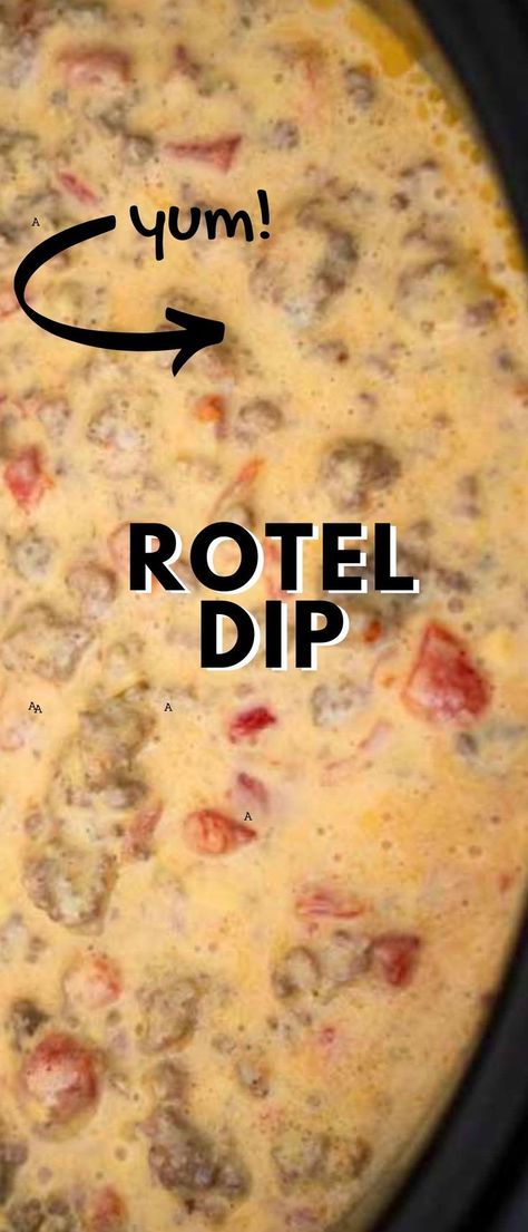 Once you try this amazing Crock Pot Cheese Dip recipe you will never make another. This Slow Cooker Queso has both ground beef and sausage and is always the kit of every party! #queso #roteldip #appetizer Rotel Dip With Sausage Crock Pot, Crock Pot Cheese Dip, Party Queso, Ground Beef In Crockpot, Slow Cooker Cheese Dip, Hamburger Cheese Dips, Cheese Dip Recipes Crockpot, Sausage Queso Dip, Queso Dip Crockpot