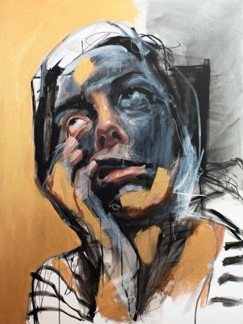 Expressive Self Portrait, Pained Expression, Distortion Art, Alevel Art, Art A Level, Mixed Media Portrait, Gcse Art Sketchbook, A Level Art Sketchbook, Portraiture Art