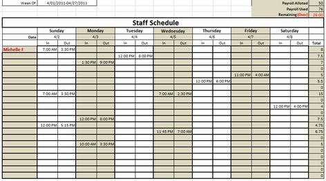 Staff Schedule Template, Nurse Schedule, Nursing Schedule, Monthly Schedule Template, College Schedule, Week Schedule, Workforce Management, Scheduling Software, Schedule Templates