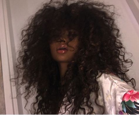 ✨ For more poppin' ass pins follow @imadeyoureadthis ✨ Thick 3b Hair, Curly Hair Covering Eyes, Oc Hair, Fine People, Kawaii Hairstyles, Pelo Afro, Black Hairstyles, Hair Reference, Anime Boyfriend