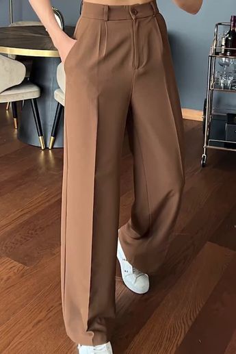 Trouser Formal Women, New Pants Style For Women 2023, Women Trousers Outfits Classy, Formal Pant For Women, Formal Pants Women Outfit, Formal Jeans Outfit Women, Formal Pant Women, Korean Trousers Outfit Women, Celana Aesthetic