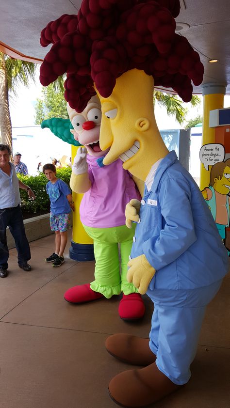 Sideshow Bob X Krusty, Sideshow Bob X Bart, Bob Patiño, Sideshow Bob, Krusty The Clown, Greek Tragedy, Matt Groening, The Simpson, Santa's Little Helper