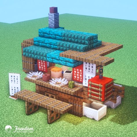 Minecraft Hotel Tutorial, Minecraft Pokemon House, Minecraft Ticket Booth, Mc Decoration, Minecraft Building Ideas Japanese, Minecraft Projects Ideas, Japanese Minecraft Builds, Minecraft Japanese House, Skórki Minecraft