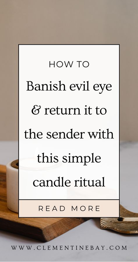 A return to sender spell tutorial for removing evil eye and returning it to the sender. | Witchcraft tips | Evil eye return to sender spell Spell To Release Someone, Return Evil To Sender, Spell For Anger, Return To Sender Candle Spell, Spells For Mean People, Evil Eye Removal Spell, Evil Eye Return To Sender Spell, Evil Eye Protection Spell, How To Get Rid Of Evil Eye