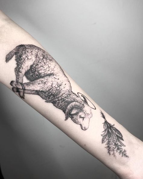 Nathan Kostechko, Lamb Drawing, Sacrificial Lamb, Lamb Tattoo, Negative Space Tattoo, Sheep Tattoo, Henna Pen, Light Tattoo, Spooky Tattoos