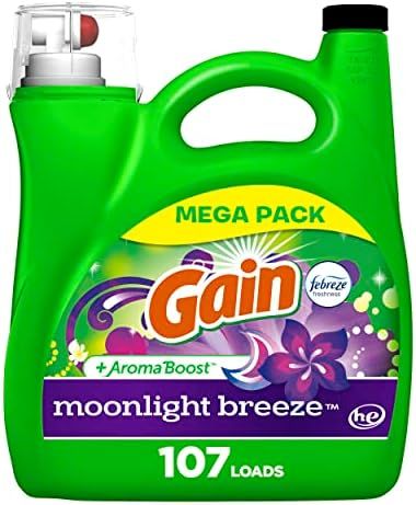 ingredents for the viral laundry hack Gain Laundry Detergent, Gain Detergent, Gain Laundry, Powder Detergent, Liquid Laundry Detergent, Odor Remover, Laundry Soap, Clean Laundry, Floral Scent