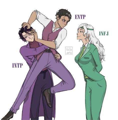 Infj Vs Other Personalities, Into And Entp Fanart, Intj Vs Infj, Entp X Infj Fanart Love, Entp Infj Fanart, Istp Infj Fanart, Intp X Infj Fanart Ship, Entp X Infj Fan Art, Intp Infj Relationship