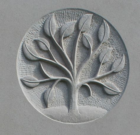 gravestone symbol of tree Stone Relief Carving, Relief Carving Patterns For Beginners, C4x Carving, Stone Carving Ideas, Siporex Carving, Gravestone Symbols, Relief Carving Patterns, Symbols Meaning, Ceramic Relief