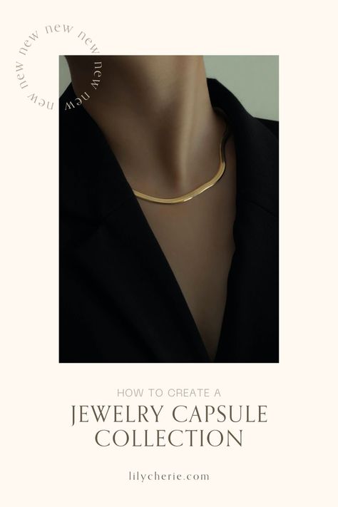 Accessories Capsule Wardrobe, Capsule Jewelry Collection, How To Accessorize, Jewelry Capsule, Capsule Jewelry, Capsule Wardrobe Jewelry, Chic Capsule Wardrobe, Large Cuff Bracelet, Capsule Wardrobe Checklist