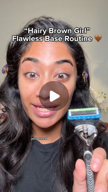 73K views · 6.7K likes | Monica Ravichandran 🇺🇸🇮🇳✨ on Instagram: "Save this for later ⬇️🤎 As the “designated hairy brown girl” this is how I get flawless base makeup WITHOUT removing the hair on my face …. Because it’s completely normal 🤷🏽‍♀️ 🚨all products WITH shades are also linked in my LTK storefront in my bio @cocokind ceramide barrier serum @naturiumskin dew glow moisturizer @milkmakeup hydrogrip primer @lorealusa true match foundation #hairybrowngirl#browngirlmakeup#baseroutine#foundationroutine#makeuptutorial#brownskinmakeup" Monica Ravichandran, Flawless Base Makeup, Glow Moisturizer, True Match Foundation, Flawless Base, Base Makeup, Brown Girl, Makeup Base, Makeup Looks