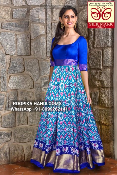 Pattu Long Frocks For Women, Kids Lehenga Designs, Pattu Pavadai Kids, Sewing Patterns Kids, Pattu Lehenga, Pattu Pavadai Designs, Pattu Langa, Frock Models, Western Dresses For Girl