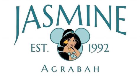 Princess Jasmine Art, Disney Alphabet, Disney Cuties, Disney Silhouette, Disney Logo, Retro Disney, Diy Shirts, Cute Laptop Stickers, Image Svg