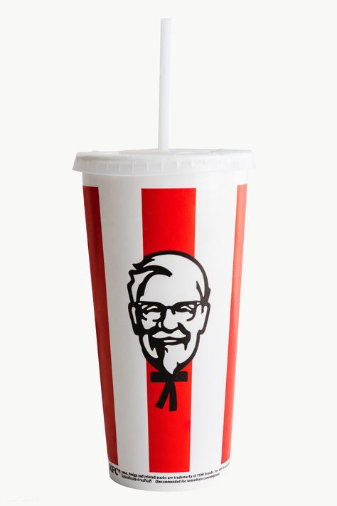 Drink in a paper cup from KFC in Thailand. JANUARY 29, 2020 - BANGKOK, THAILAND | free image by rawpixel.com / Teddy Rawpixel Kfc Packaging, Chicken Fast Food, Kfc Fried Chicken, Chocolate Candy Brands, Paper Cup Design, Food Mockup, American Fast Food, Taco Mix, Kfc Chicken