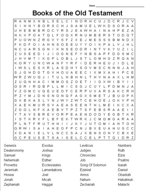 Books of the Old Testament word search New Testament Word Search, Books Of The Old Testament, Games To Learn New Testament Books, Old Testament Books, Old Testament Books Of The Bible, Learning The Old Testament Books, Bible Word Searches, Bible Verse Canvas, Bible Games