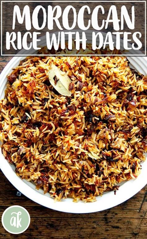 Moroccan Rice, Fonio, Rice Recipes For Dinner, African Recipes, Moroccan Food, Mediterranean Cuisine, Middle Eastern Recipes, African Food, Rice Dishes