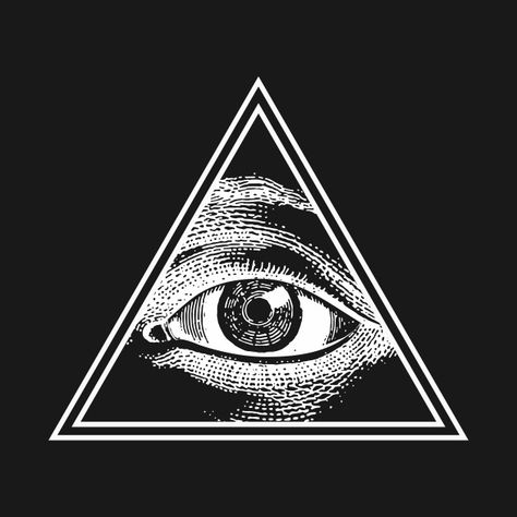 All Seeing Eye Of God Third Eye - All Seeing Eye - T-Shirt | TeePublic Illumanti Eye, All Seeing Eye Wallpaper, Hail Lucifer, Third Eye Logo, God Sees Everything, All Seeing Eye Of God, Third Eye Illustration, God Eye, Third Eye Tattoos