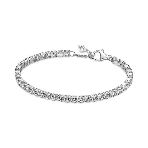 PRICES MAY VARY. Sparkling Tennis Bracelet: Not just for tennis players, this Sparkling Tennis Bracelet is a game changer for every woman Pandora Timeless Collection: A timeless, elegant, and versatile collection with sparkling stones as their centerpiece, for those you cherish and those that cherish you Features CZ: Cubic zirconia could be said to be the jewel in Pandora's crown, making up the majority of stones we use in our jewelry because it optically looks like a diamond Sterling Silver Jew Pandora Armband, Stack Bracelets, Bracelet Tennis, Bracelet Cordon, Cubic Zirconia Bracelet, Jewelry Accessories Ideas, Bracelet Cuir, Jewelry Lookbook, Pandora Bracelets