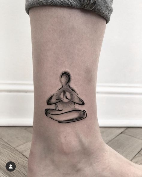 Tattoo Designs Black And White, Black Meditation, Atom Tattoo, Buda Tattoo, Simbols Tattoo, Meditation Tattoo, Designs Black And White, Alchemy Tattoo, Mantra Tattoo