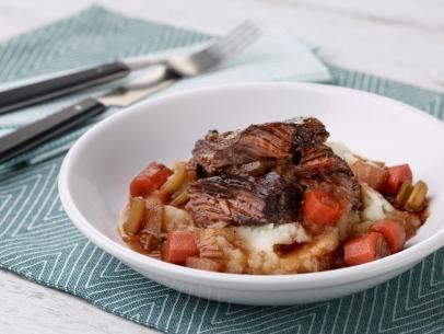 Best Beef Short Ribs Recipe | Ina Garten | Food Network Truffle Mashed Potatoes, Beef Short Ribs Recipe, Beef Short Rib Recipes, Meat And Vegetables, Short Ribs Recipe, Ina Garten Recipes, Braised Short Ribs, Ribs Recipe, Pozole