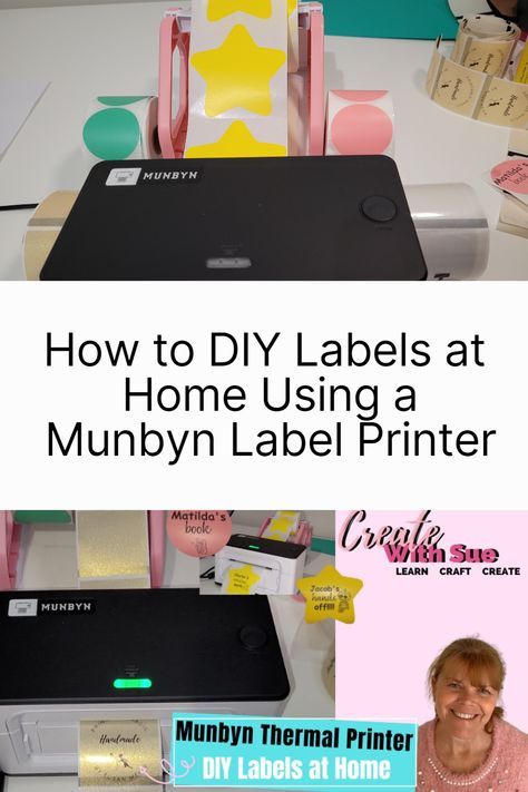 Dive into the world of DIY labels and learn how to create personalized designs with your Munbyn thermal printer. Perfect for shipping labels, sticker fun, or creating labels for any occasion, this fun and creative project will unleash your inner artist. Munbyn Label Ideas, Munbyn Thermal Printer Ideas, Crafts For Sale, Shipping Label Printer, Diy Labels, Thermal Label Printer, Labels Diy, Circle Labels, Diy Craft Tutorials