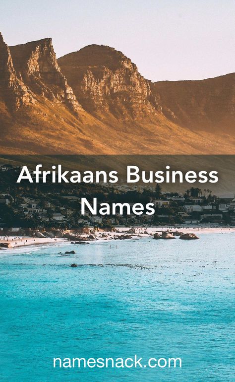 20 Afrikaans business names for your proudly South African business. South African Clothes, South African Flowers, Store Names Ideas, Salon Names Ideas, African Clothing Stores, African Name, Proudly South African, African Shop, Free Logos