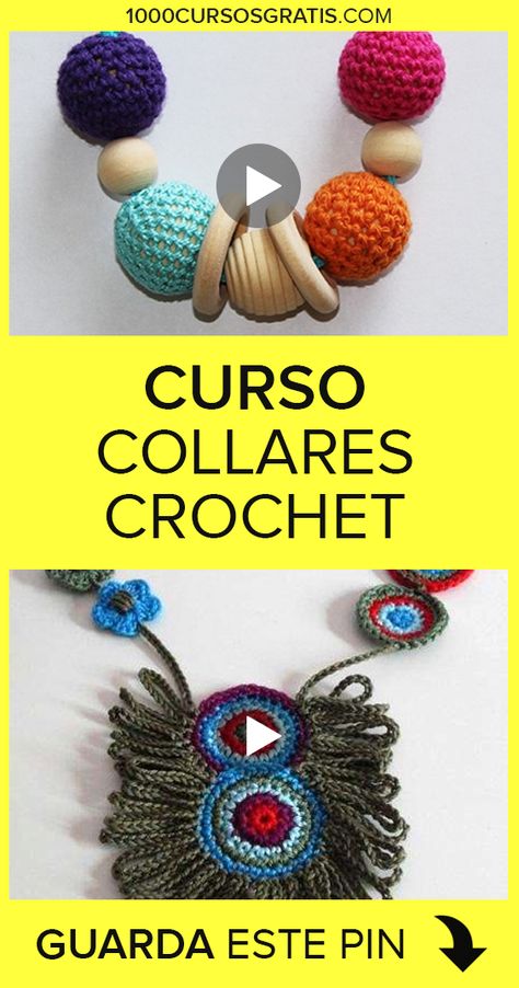 En este curso aprenderás como hacer collares crochet de forma muy sencilla y utilizando pocos materiales. 😊 ¿Te sumas? ¡Te esperamos! 👇👇👇 #curso #courses #crochet #collares #costura #sewing #sewingpatterns #sewingtutorials Crochet Beaded Necklace, Crochet Angel, Crochet Jewelry Patterns, Crochet Humor, Nail Art Designs Summer, Crochet Collar, Necklace Patterns, Irish Crochet, Unique Crochet