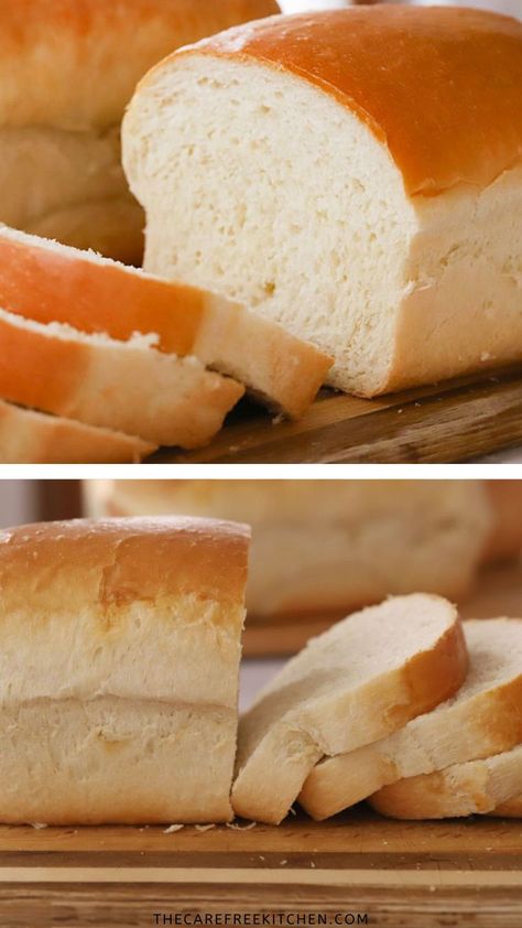 how to make homemade bread recipe, easy homemade bread. Bread With Crisco, Village Baker Honey White Bread, Homemade Bread With Egg, Bread Recipes With Milk, Homemade Toast Bread, Soft And Fluffy White Bread, Soft White Sandwich Bread Recipe, One Loaf White Bread Recipe, Homemade Bread With Bread Flour