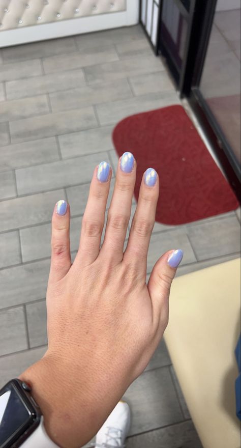 Cute Vacation Nails The Beach, Mermaid Blue Nails, Short Mermaid Nails, Mermaid Nails Short, Blue Mermaid Nails, Mermaid Chrome Nails, Mermaid Manicure, Coastal Nails, Girl Maintenance