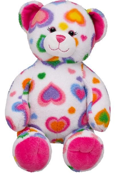 Build A Bear Store, Colorful Hearts, Bear Pictures, Love Bear, Cute Teddy Bears, Live Colorfully, Cute Stuffed Animals, Bear Stuffed Animal, Build A Bear