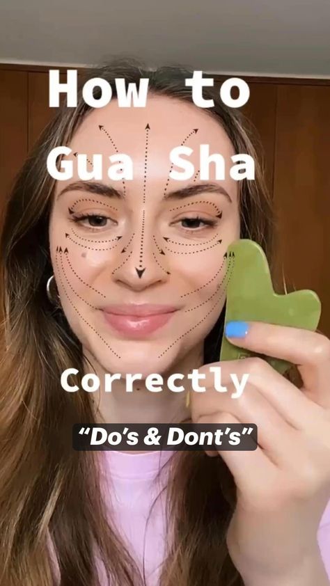 Use Gua Sha, Facial Routine Skincare, Facial Massage Routine, Face Yoga Facial Exercises, Facial Routines, Face Routine, Natural Face Skin Care, Basic Skin Care Routine, Facial Skin Care Routine