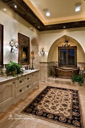 248 E Skyline Dr, Washington, UT 84780 | Zillow Window Ledge Decor, Spanish Style Bathrooms, Ledge Decor, Casas Country, Tuscan Bathroom, Tuscan Design, Mediterranean Home Decor, Interior Windows, Mediterranean Decor