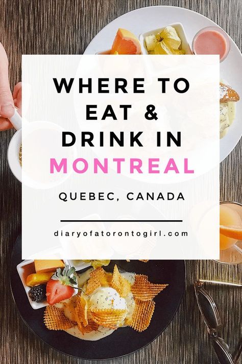 Best brunch and cafe spots in Montreal, Quebec | top breakfast, lunch, and dinner restaurants in MTL | Montreal coffee shops to visit | good places to eat in Montreal | where to eat and drink in downtown Montreal | Diary of a Toronto Girl, a Canadian lifestyle blog Good Places To Eat, Montreal Vacation, Wine Inspiration, Canadian Lifestyle, Montreal Food, Canada Cruise, Smoked Salmon Bagel, Downtown Montreal, Montreal Travel