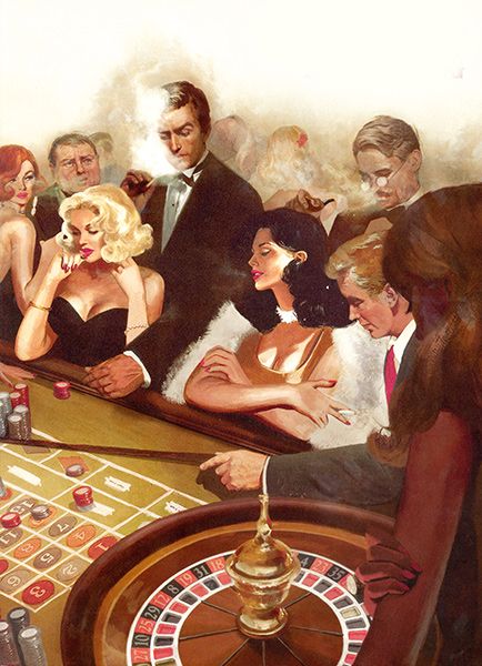 Illustrated 007 - The Art of James Bond: Casino Royale Edition from the Folio Society Fabian Perez, Illustration Pop Art, Jack Vettriano, Robert Mcginnis, Casino Decorations, Gil Elvgren, Boris Vallejo, The Boogeyman, Casino Night Party