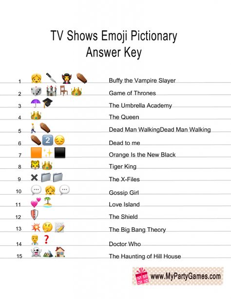 Free Printable TV Shows Emoji Pictionary Quiz Emoji Trivia With Answers, Guess The Emoji Game With Answers, Emoji Games For Adults With Answers, Guess The Movie Emoji Answers, Emoji Movie Quiz Answers, Emoji Games For Adults, Movie Emoji Game With Answers, Emoji Quiz And Answers, Emoji Games With Answers