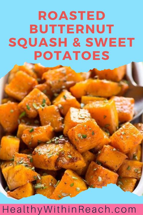 Butternut Squash And Sweet Potato Casserole, Oven Roasted Sweet Potatoes And Butternut Squash, Butternut Sweet Potato Casserole, Roasted Butternut Squash And Sweet Potatoe, Sweet Potatoes And Butternut Squash Recipes, Sweet Potatoes And Squash Recipes, Squash And Sweet Potato Casserole, Butternut Squash And Sweet Potato Bake, Butternut And Sweet Potato Recipes