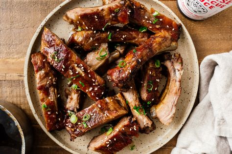 Japanese Barbecue Sauce Recipes, Sticky Ribs Recipe, Japanese Bbq Sauce, Japanese Barbecue, Sticky Ribs, Japanese Bbq, Asian Fusion Recipes, Rib Sauce, Reusable Notebook