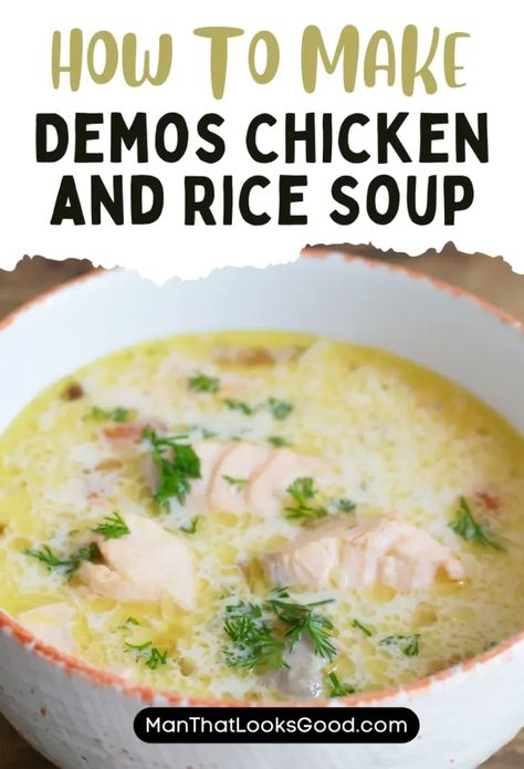 Demos Chicken and Rice Soup Recipe Demo’s Chicken And Rice Soup, Copycat Demos Chicken And Rice Soup, Clear Chicken Soup Recipes, Chicken Rice Soup Instant Pot, Demos Chicken And Rice Soup, Demos Chicken And Rice Soup Recipe, Chicken And Rice Soup Recipes, Freezing Soup, Chicken Drums