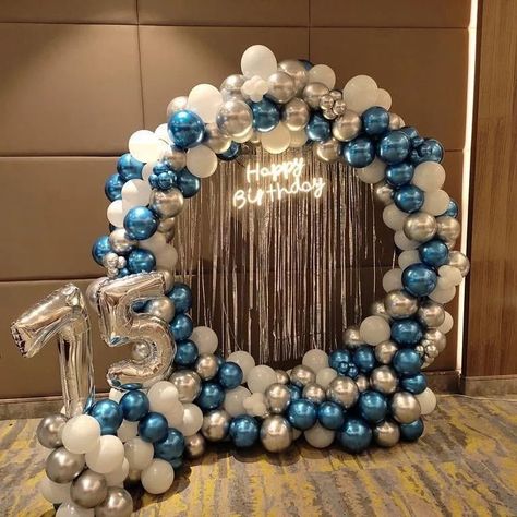 Birthday decor 🥳 Glowing themes 💙🪩 Book now = 9399941970 DM = @rahul_t.p.p #thepartyplanner #birthday #birthdaydecor #sagarmp15 #sagarmp #sagarmp15😎 #mp #mp15 Ring Backdrop, Balloon Ring, Ring Balloon, Gold Birthday Decorations, Baby Welcome, 1st Birthday Decorations, Marriage Proposal, Gold Birthday, Birthday Decor