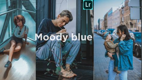 Lightroom Presets Blue Tone, Blue Presets Lightroom, Lightroom Free Presets, Lightroom Edit, Lightroom Presets Tutorial, Presets Download, Lightroom Tutorial, Free Presets, Moody Blues