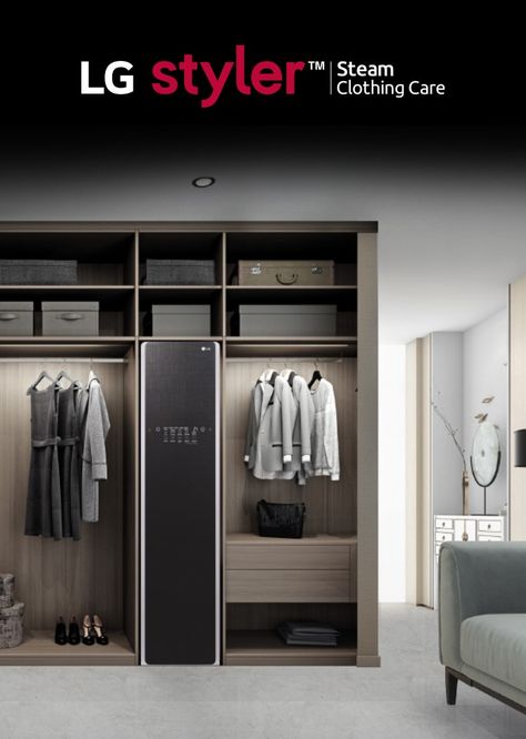 Steam Closet, Lg Styler, Neat Clothes, Garment Steamer, Clothing Care, Steam, Every Day, Shop Now, House Design