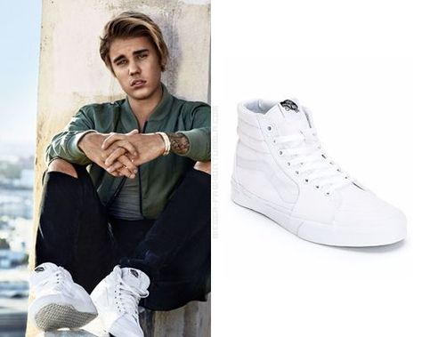 Vans Sk8 Hi Outfit, White Outfit Men, Sk8 Hi Outfit, Vans Sk8 Hi White, How To Wear Vans, Vans Hi, Classic Vans, How To Look Rich, White Vans